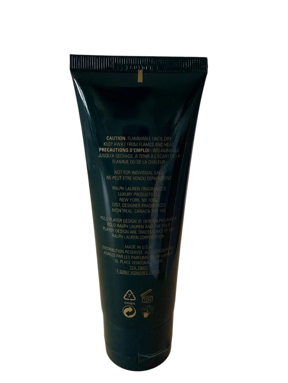 Ralph Lauren Polo Green After Shave Balm 3.4 fl oz New